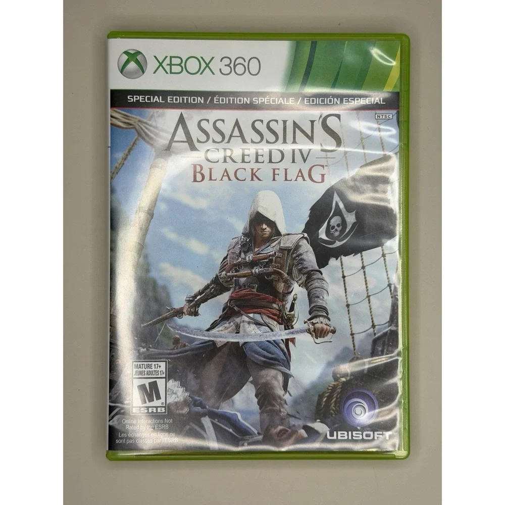 Assassin's Creed IV Black Flag Game W/ Case & Manual *Pre-Owned* Xbox 360